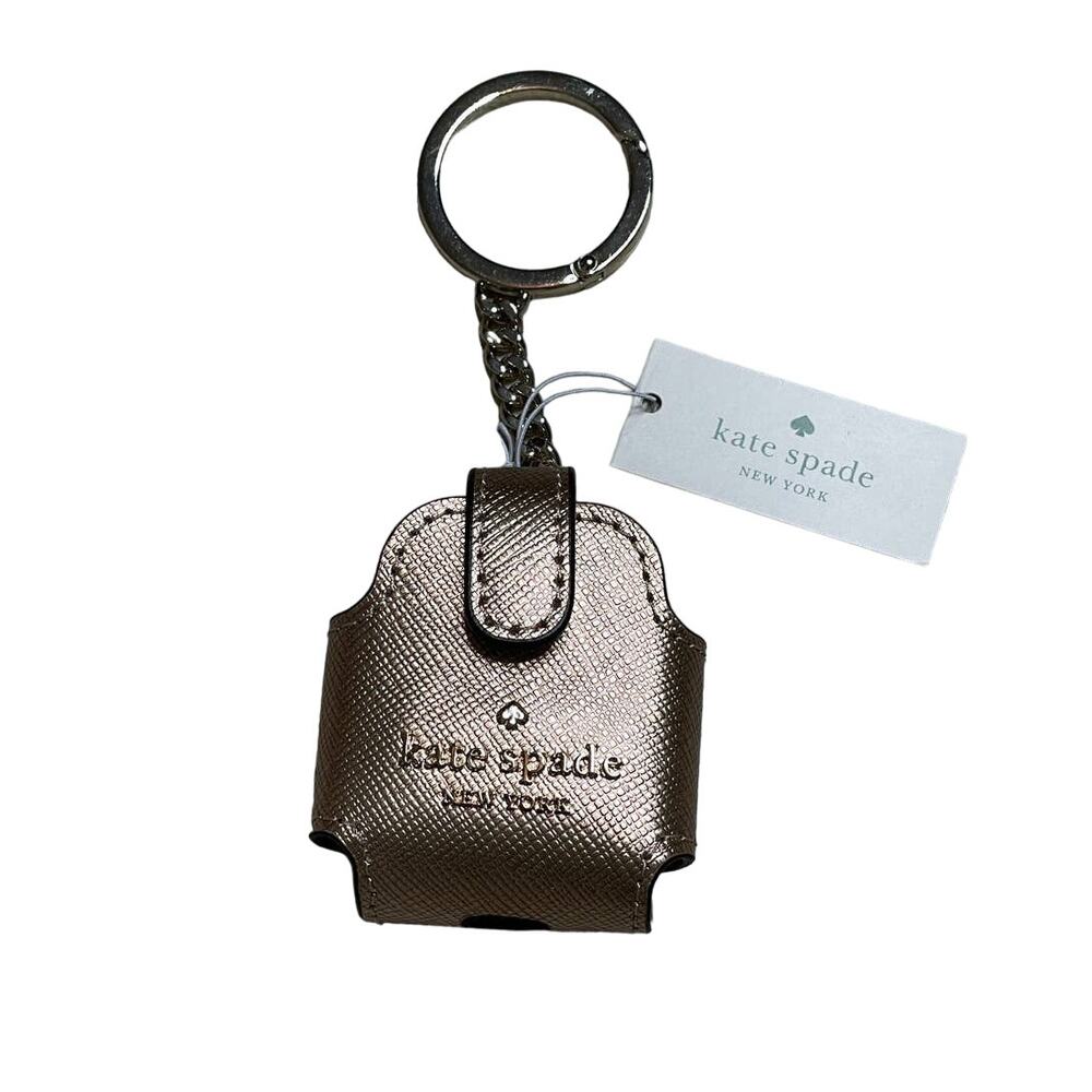 Kate Spade Staci Airpod case Key Ring Bag charm